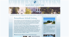 Desktop Screenshot of ferienhaeuser.schloss-gelting.de